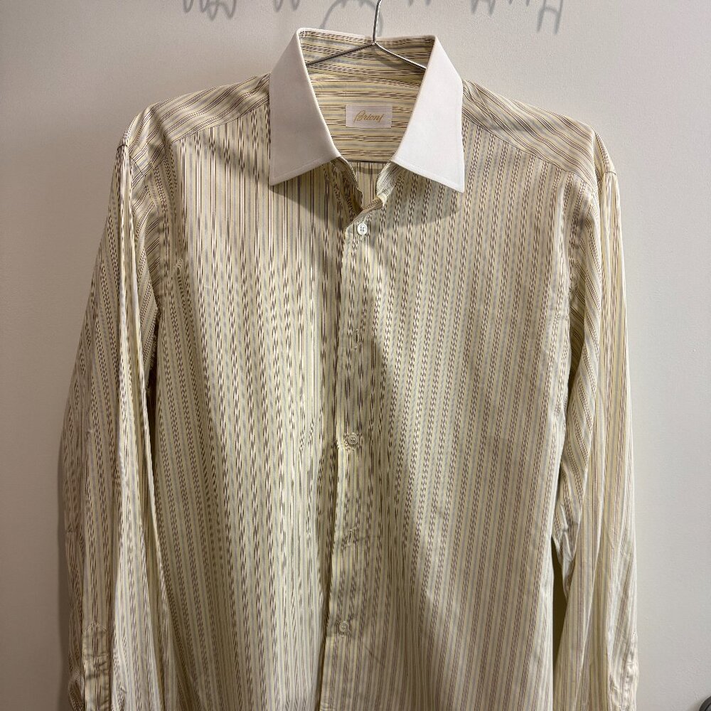 Brioni French Cuff Dress Shirt
